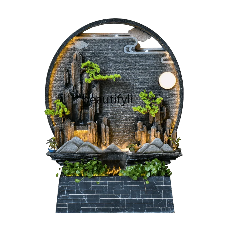 Creative Decoration Lucky Artificial Mountain and Fountain Water Curtain Wall Screen Fengshui Ball Courtyard Landscape
Creative Decoration Lucky Artificial Mountain and Fountain Water Curtain Wall Screen Fengshui Ball Courtyard Landscape