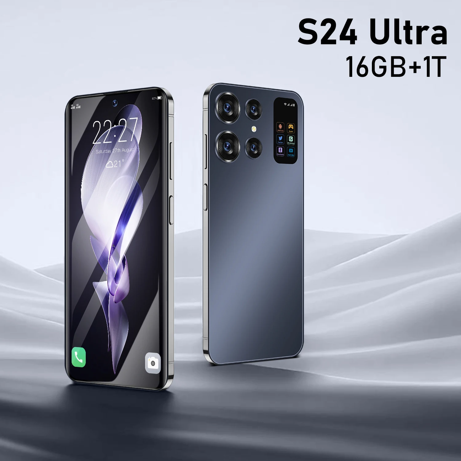 

Смартфон S24 Ultra 7,0 HD Android, разблокированные мобильные телефоны 4G/5G, две Sim-карты, 7000 мАч, 16 ГБ + 1 ТБ, сотовый телефон 48 Мп + 72 МП, сотовые телефоны
