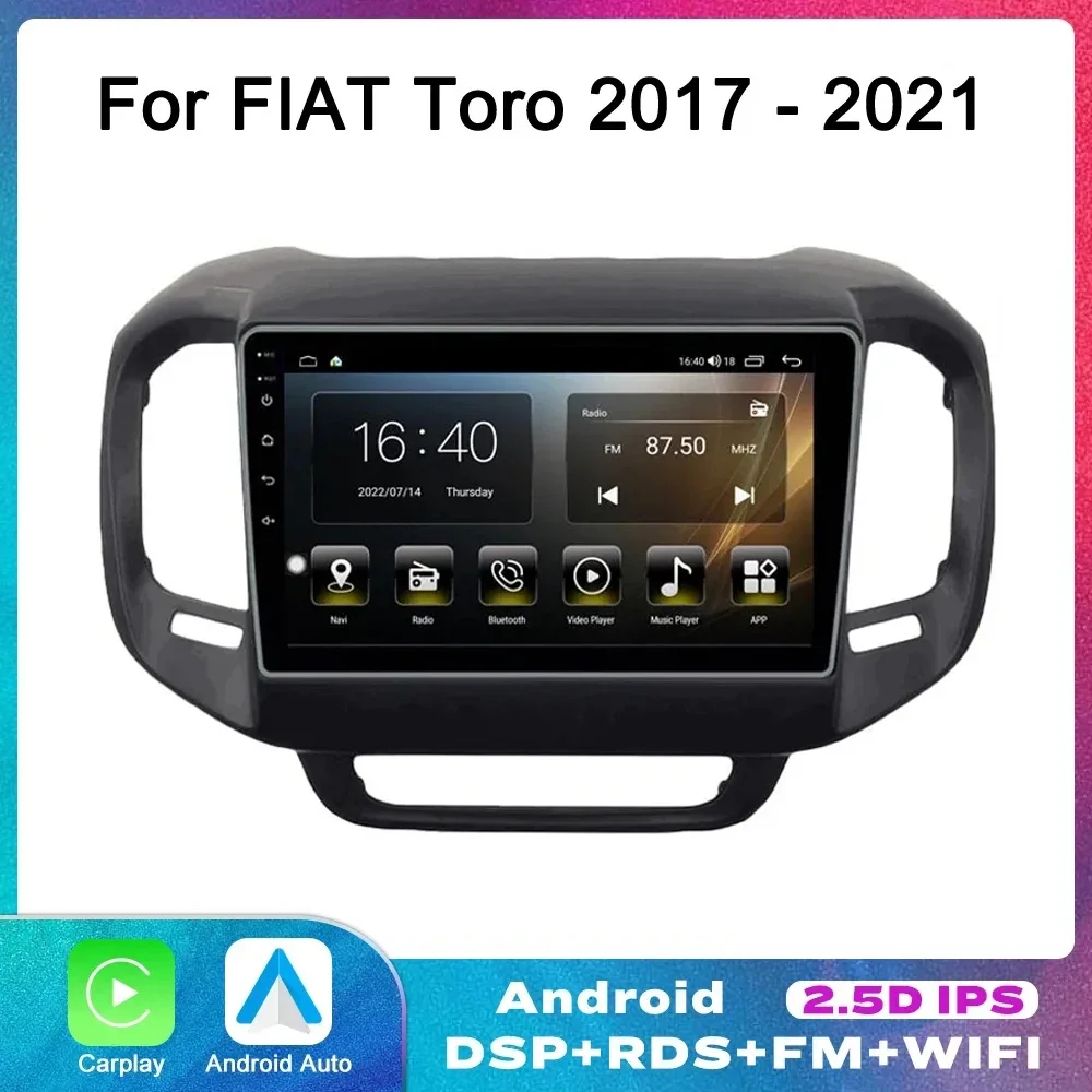 9Inch Car Radio Stereo 2 Din Android 13 For FIAT Toro 2017 - 2021 Multimedia Video Player Auto Audio GPS Screen wireless Carplay
9Inch Car Radio Stereo 2 Din Android 13 For FIAT Toro 2017 - 2021 Multimedia Video Player Auto Audio GPS Screen wireless Carplay