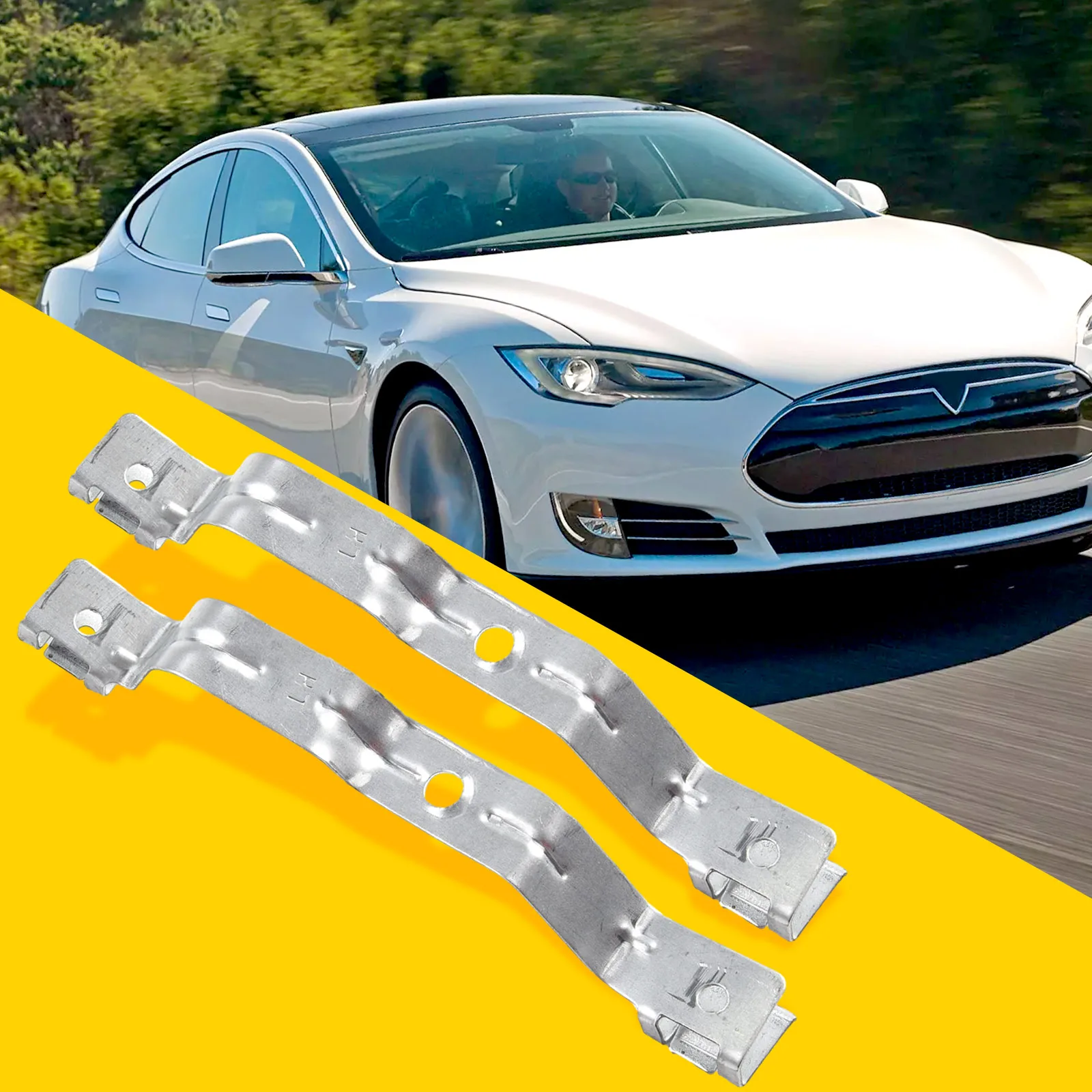 Pair Front Bumper Liner Wheel House Bracket Stiffener For Tesla Model 3 2017-22 Bracket Stiffener Replacement High Quality
Pair Front Bumper Liner Wheel House Bracket Stiffener For Tesla Model 3 2017-22 Bracket Stiffener Replacement High Quality