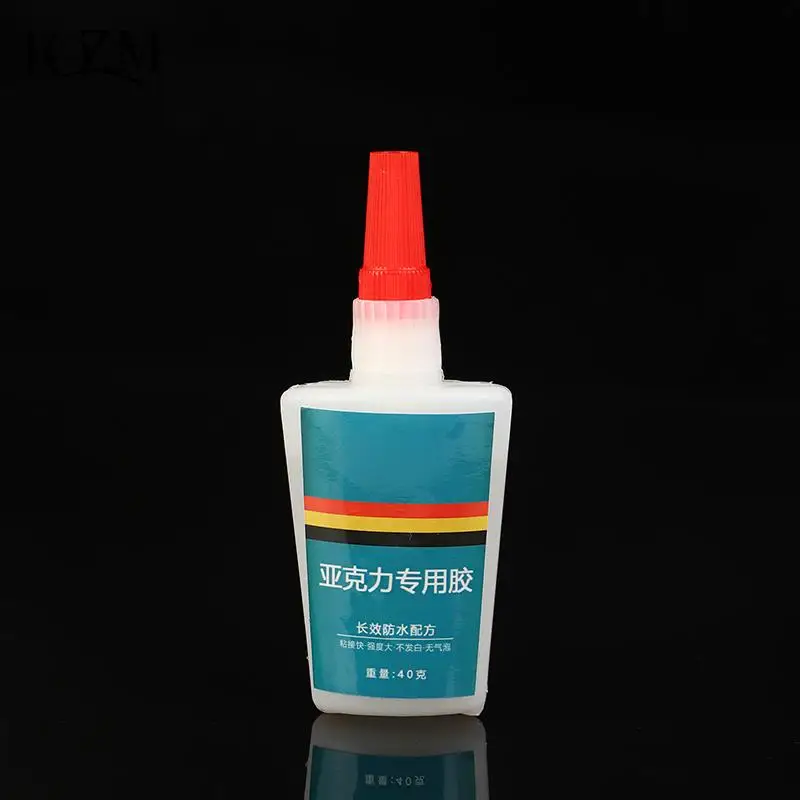 1Pc 40g Strong Instant Acrylic Glue PMMA Adhesive ABS Transparent Plexiglass PVC Plastic Glue Waterproof Fast Curing Glue
1Pc 40g Strong Instant Acrylic Glue PMMA Adhesive ABS Transparent Plexiglass PVC Plastic Glue Waterproof Fast Curing Glue