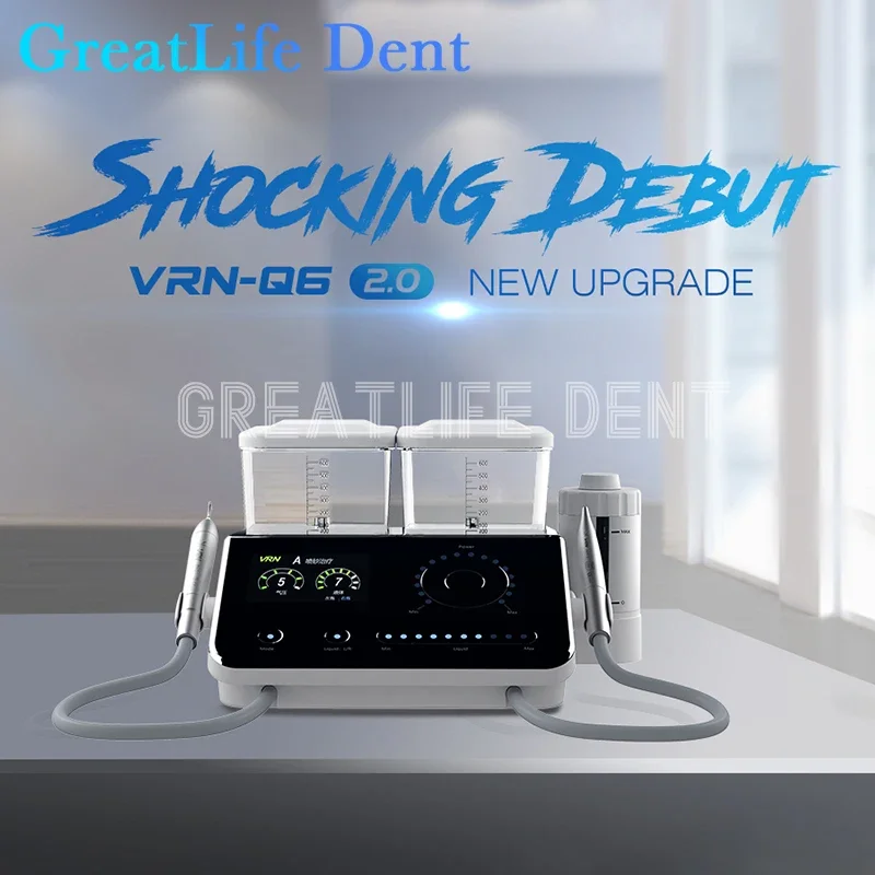 

GreatLife Dent Dental Teeth Whitening VRN-Q6 Ultrasonic Periodontal Therapy System Air Polisher Ultrasonic Scaler