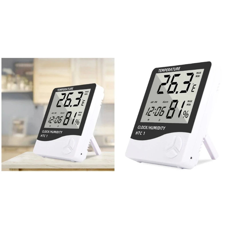 K1KA Wall Mounted Tabletop Indoor Digital Electronic Temperature Humidity Detector
K1KA Wall Mounted Tabletop Indoor Digital Electronic Temperature Humidity Detector