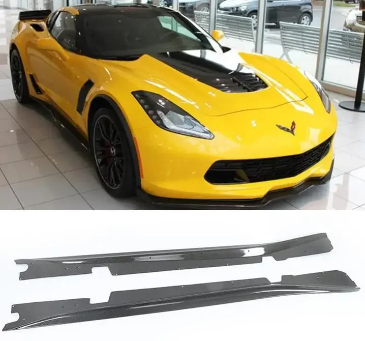 A PAIR REAL CARBON FIBER Replacement SIDE BODY SKIRTS KIT LIP COVER FOR Chevrolet Corvette C7 2014 2015 2016 2017 2018 2019
A PAIR REAL CARBON FIBER Replacement SIDE BODY SKIRTS KIT LIP COVER FOR Chevrolet Corvette C7 2014 2015 2016 2017 2018 2019