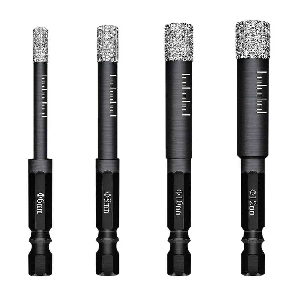 Hex Handle Vacuum Brazed Bit Tile Drill Bit Durable Hole Opener for Granite|Marble|Ceramic Tile|Glass
Hex Handle Vacuum Brazed Bit Tile Drill Bit Durable Hole Opener for Granite|Marble|Ceramic Tile|Glass