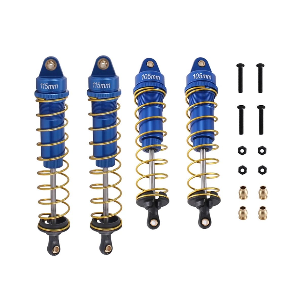 4Pcs Metal Front and Rear Shock Absorber Damper for Arrma 1/10 SENTON Granite Typhon Big Rock 4X4 BLX Upgrade Parts,2
4Pcs Metal Front and Rear Shock Absorber Damper for Arrma 1/10 SENTON Granite Typhon Big Rock 4X4 BLX Upgrade Parts,2