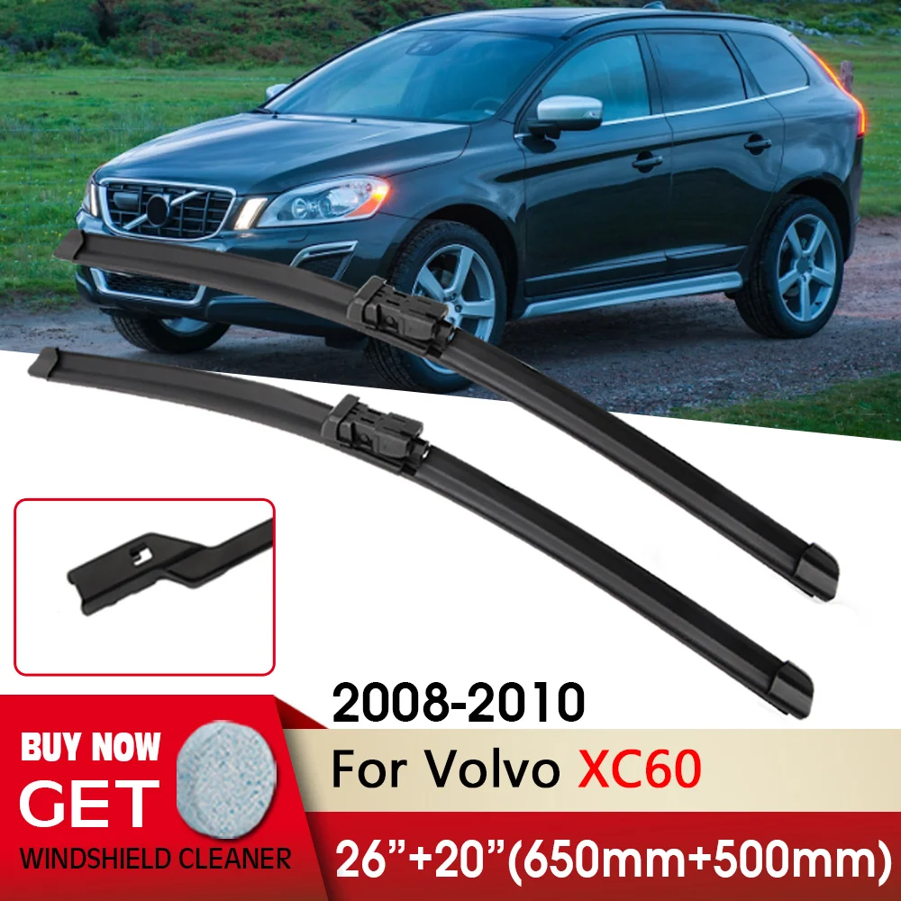 Car Wiper Front Wiper Blades 26"+20" For Volvo XC60 2008-2010 Fit Push Button Arm Front Windscreen Wipers Auto Accessories
Car Wiper Front Wiper Blades 26"+20" For Volvo XC60 2008-2010 Fit Push Button Arm Front Windscreen Wipers Auto Accessories