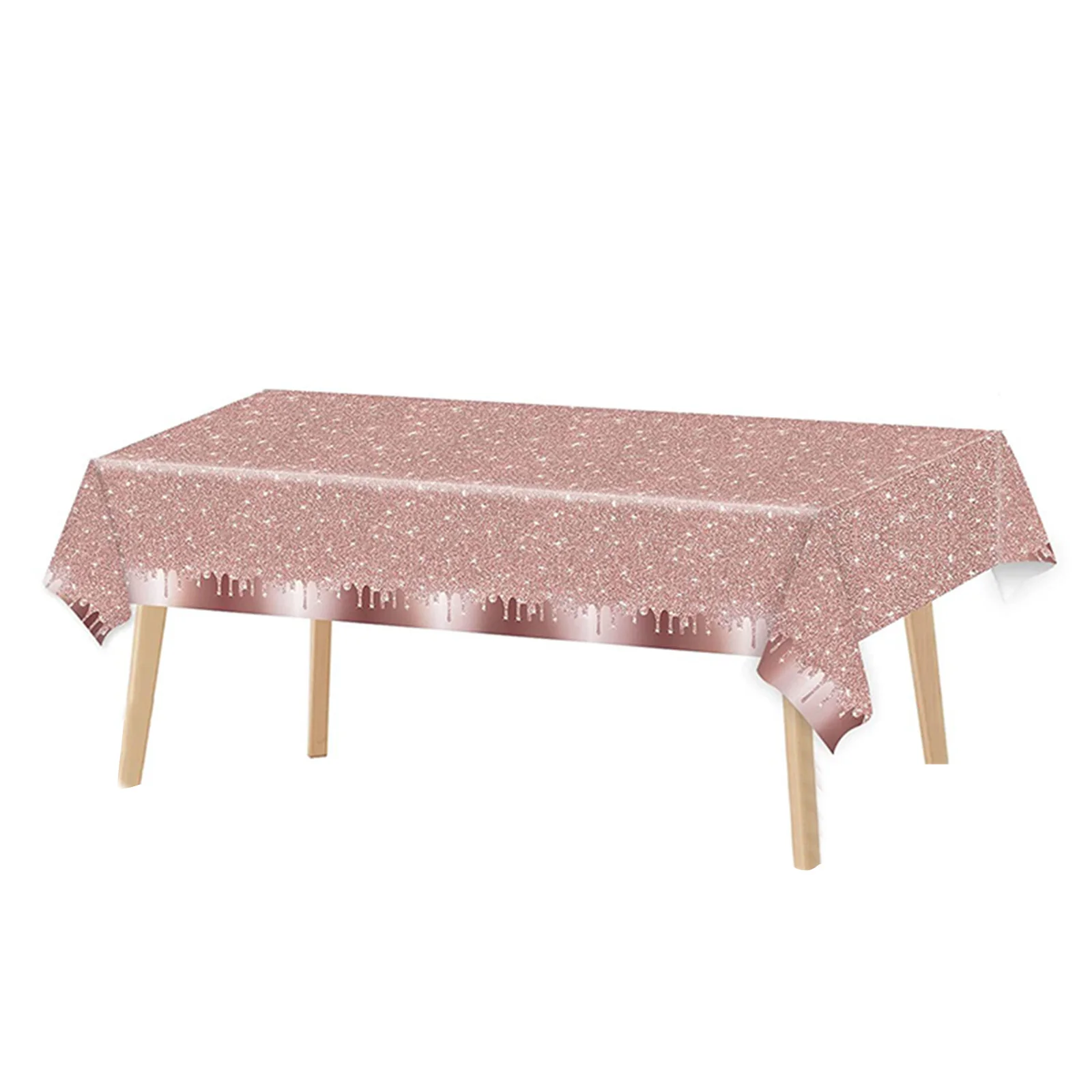 Rosy Gold Sequin Tablecloth Seamless Glitter Table Linen for Wedding Party Birthday Decorations
Rosy Gold Sequin Tablecloth Seamless Glitter Table Linen for Wedding Party Birthday Decorations