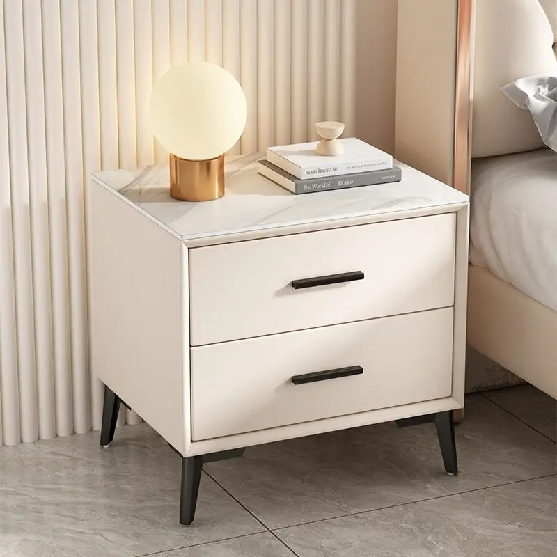 Nightstand Leather Modern Simple Small Solid Wood Bedroom Light Luxury Bedside Table Simple Model Minimalist Slate Small Cabinet
Nightstand Leather Modern Simple Small Solid Wood Bedroom Light Luxury Bedside Table Simple Model Minimalist Slate Small Cabinet