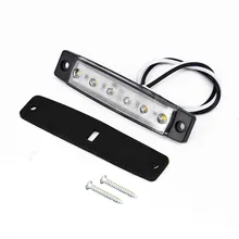 Car External Lights Side Marker Lamps White 12V 6 LED For Trailer Truck Boat BUS Indicator RV Side Marker Tail Rear Side Lights
Car External Lights Side Marker Lamps White 12V 6 LED For Trailer Truck Boat BUS Indicator RV Side Marker Tail Rear Side Lights
