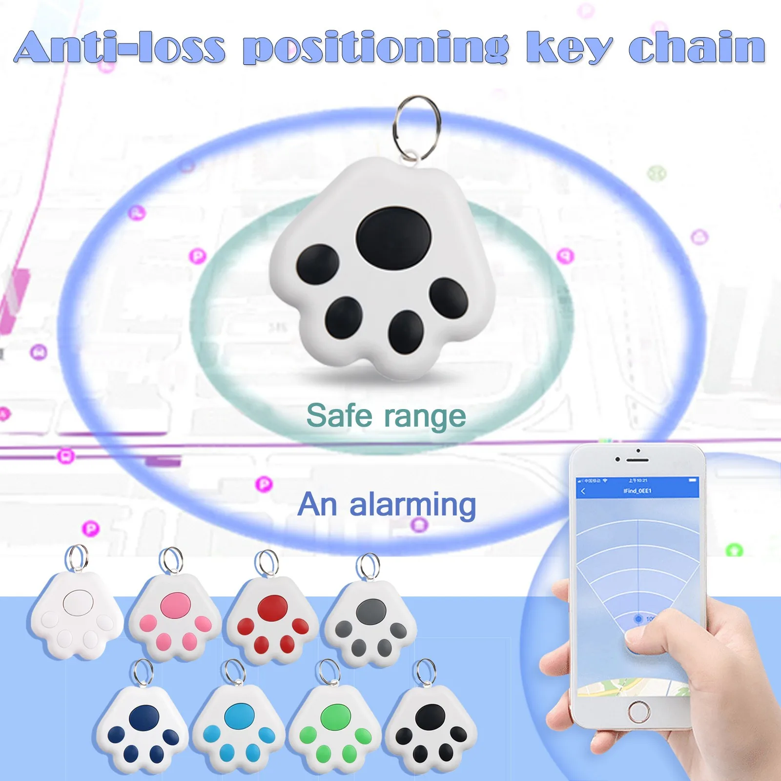 Track Kids Location Boys Watch Two Way Lost Locating Keychain Pet Pendant Luggage Accessory Object Locatin Parking Location
Track Kids Location Boys Watch Two Way Lost Locating Keychain Pet Pendant Luggage Accessory Object Locatin Parking Location