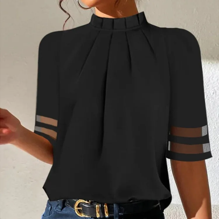 2024Fashion Off Shoulder Black Office Ladies Tops And Blouses Women 2023 Summer Casual Short Sleeve Top Femme Shirt Blouse Woman
2024Fashion Off Shoulder Black Office Ladies Tops And Blouses Women 2023 Summer Casual Short Sleeve Top Femme Shirt Blouse Woman
