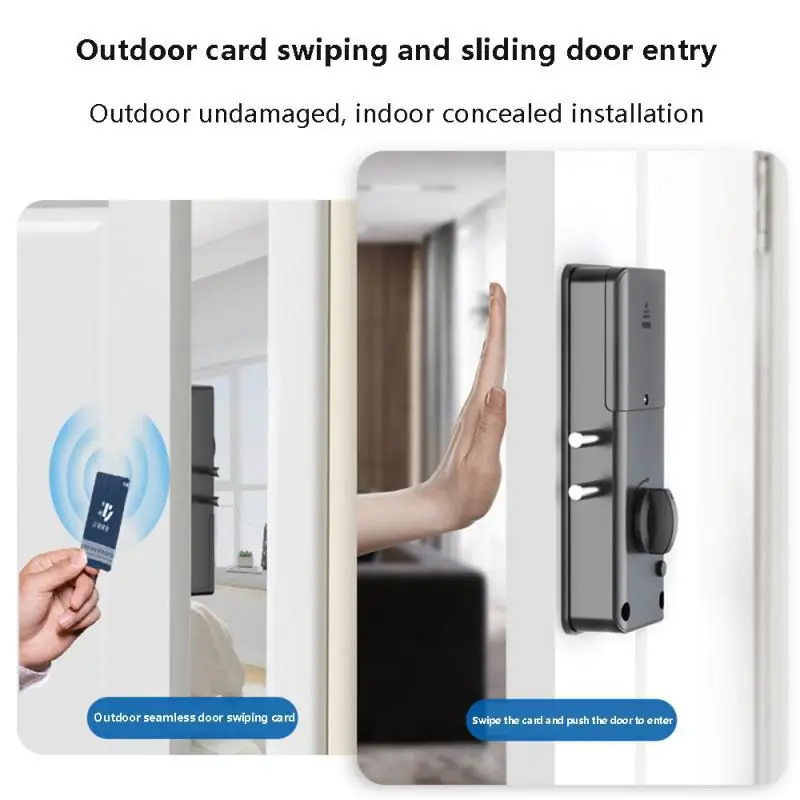 No Drilling Smart Tuya App Bluetooth Indoor Invisible Lock for Wooden Door Electronic 13.56 IC Card Lock Support Gateway to Wifi
No Drilling Smart Tuya App Bluetooth Indoor Invisible Lock for Wooden Door Electronic 13.56 IC Card Lock Support Gateway to Wifi