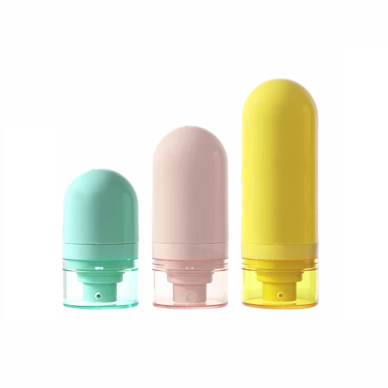 5pcs 15ml 30ml 50ml Macaron Color Plastic Upside Down Skincare Cosmetic Empty Bottle Lotion Cream Lotion Airless Pump Sprayer
5pcs 15ml 30ml 50ml Macaron Color Plastic Upside Down Skincare Cosmetic Empty Bottle Lotion Cream Lotion Airless Pump Sprayer