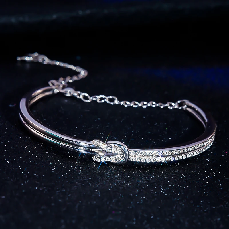 925 Sterling Silver Bow Bracelet For Women Cubic Zirconia New Style Does Not Fade Luxury Daily Wedding Fine Jewelry Gift 2023
925 Sterling Silver Bow Bracelet For Women Cubic Zirconia New Style Does Not Fade Luxury Daily Wedding Fine Jewelry Gift 2023