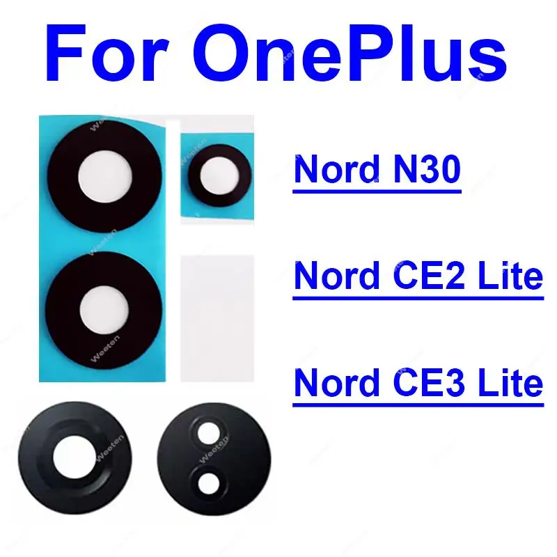 Rear Glass Lens For Oneplus 1+ Nord N30 Nord CE2 Lite Nord CE3 Lite 5G Back Main Camera Lens Glass with Adhesive Sticker Parts
Rear Glass Lens For Oneplus 1+ Nord N30 Nord CE2 Lite Nord CE3 Lite 5G Back Main Camera Lens Glass with Adhesive Sticker Parts