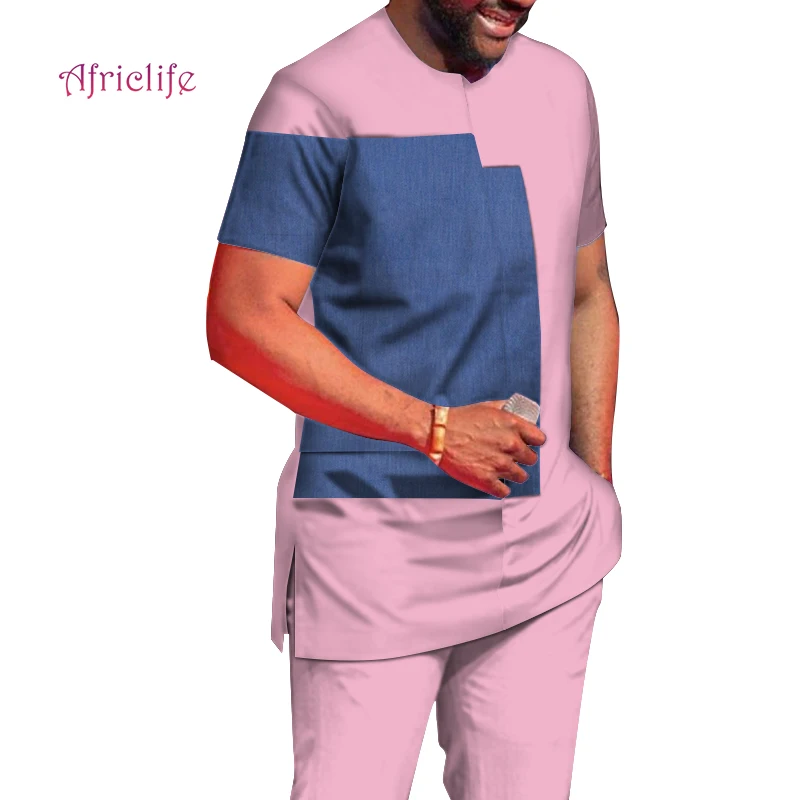 African Style Clothes for Men Suit 2 Pieces Pants Sets Summer Dashiki Men's Clothing African Clothing for Gentleman WYN1428
African Style Clothes for Men Suit 2 Pieces Pants Sets Summer Dashiki Men's Clothing African Clothing for Gentleman WYN1428