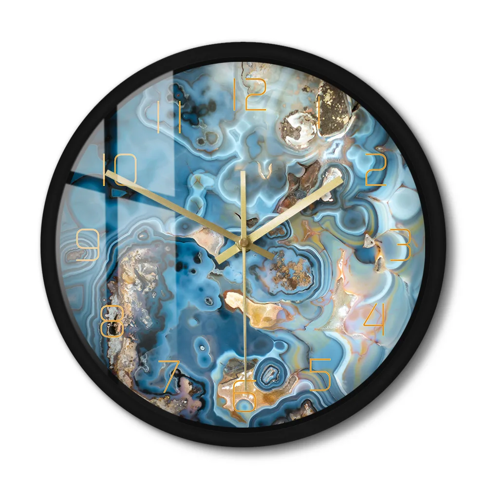 Onyx Crystals Structure Metal Frame Wall Clock Silent Quartz Marble Texture Artwork Wall Watch Metaphysical Healing Wall Art
Onyx Crystals Structure Metal Frame Wall Clock Silent Quartz Marble Texture Artwork Wall Watch Metaphysical Healing Wall Art