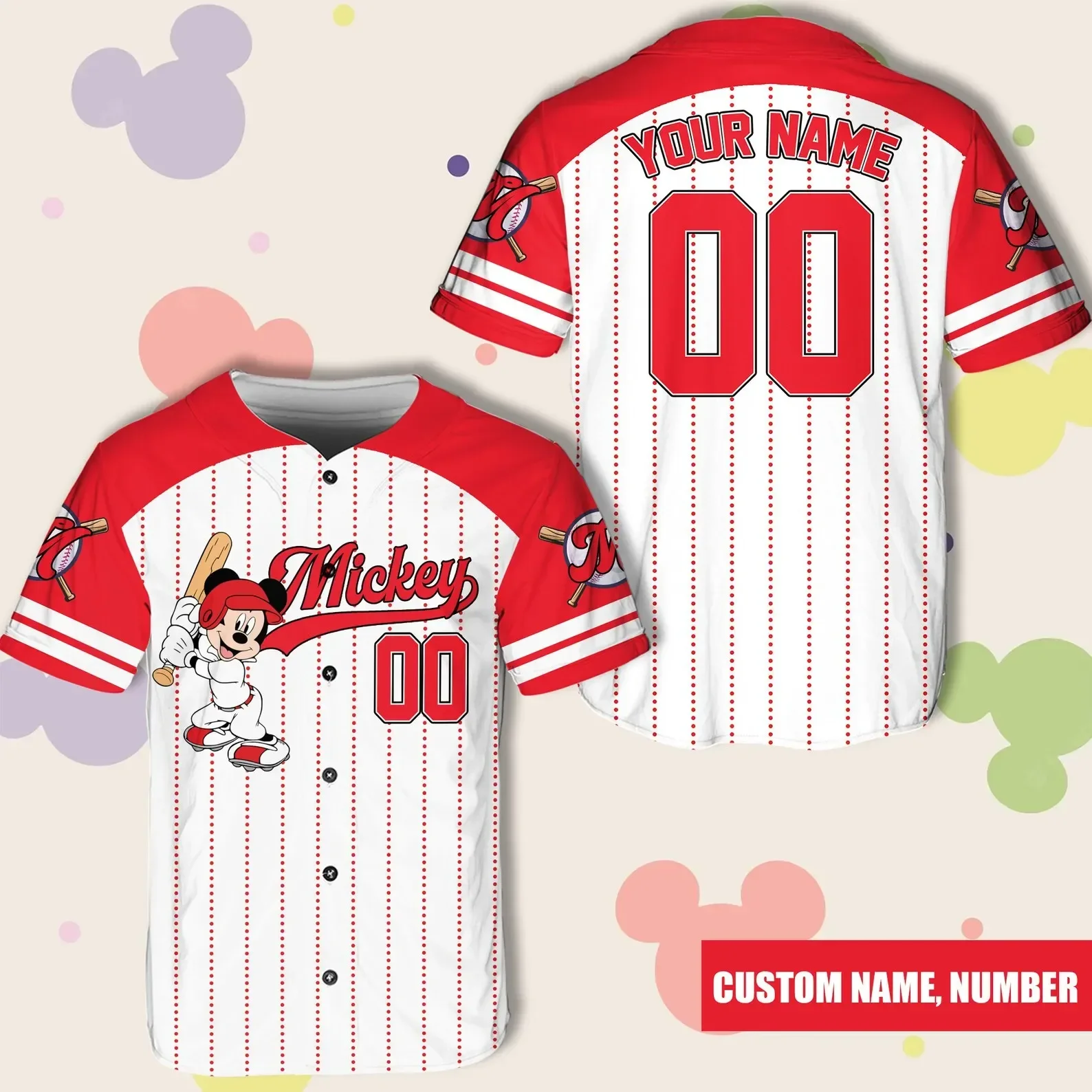 Customize Mickey And Friends Game Day Baseball Jersey Disneyy Baseball Player Outfit For Baseball Fans Stitch Baseball Jersey
Customize Mickey And Friends Game Day Baseball Jersey Disneyy Baseball Player Outfit For Baseball Fans Stitch Baseball Jersey