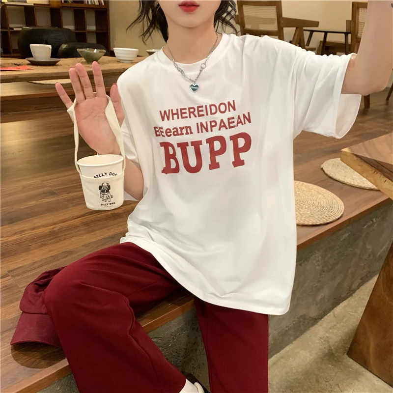Женские футболки, топы, японский Kawaii Ulzzang Lazy, винтажная свободная футболка с буквенным принтом, Женская Корейская одежда Harajuku для женщин
Женские футболки, топы, японский Kawaii Ulzzang Lazy, винтажная свободная футболка с буквенным принтом, Женская Корейская одежда Harajuku для женщин