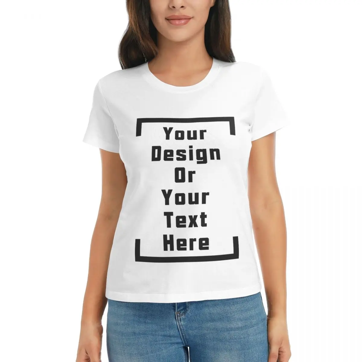 

Add Your Own Design Print Your The Text Picture Here Custom made Movement White Casual Graphic T-shirts Top quality Activity