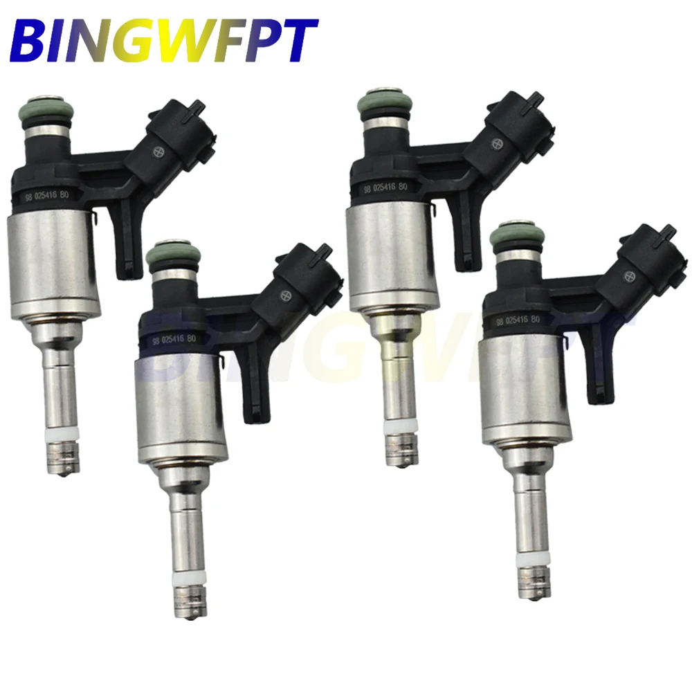 

4PCS Original Car Parts Valve Nozzle Injection Fuel Injector 9802541680 For Peugeot 308 T9 408 508 1.6 THP 16v GsFor Citroen C4