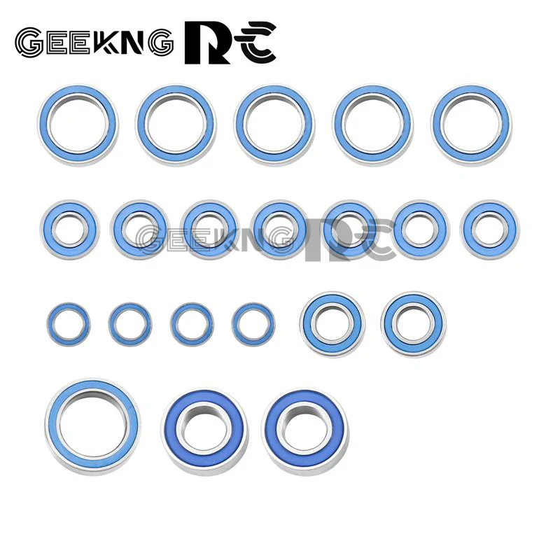 

21Pcs Sealed Bearing Kit For Traxxas Slash 4X4 VXL Rustler Stampede HQ727 Remo 1/10 RC Car Upgrade Parts Accessories