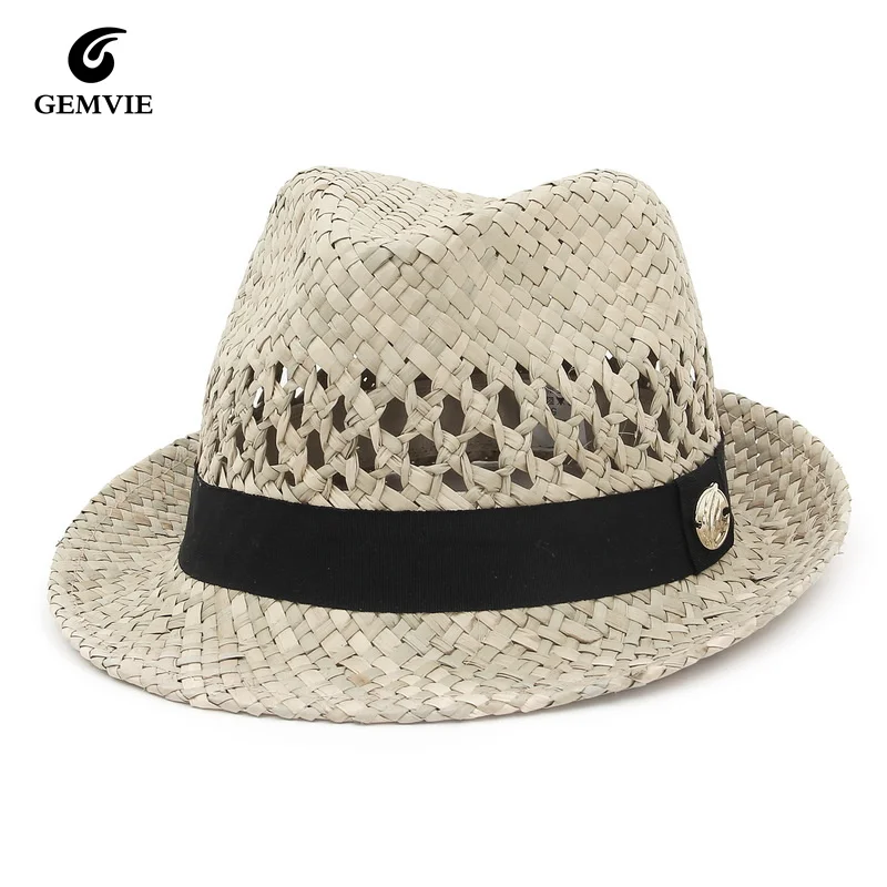 GEMVIE Adult Hollow Jazz Hat Summer Hat Men's Women's Unisex Beach Sun Hat Papyrus Woven Wide Brim Hollow Straw Hat
GEMVIE Adult Hollow Jazz Hat Summer Hat Men's Women's Unisex Beach Sun Hat Papyrus Woven Wide Brim Hollow Straw Hat