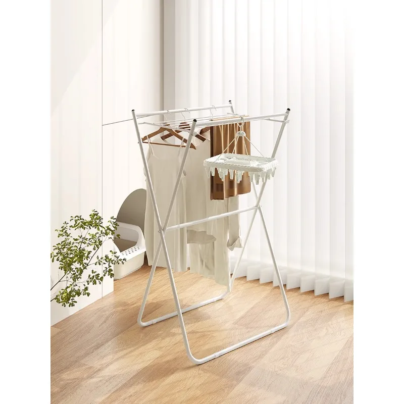 Foldable wrought iron free installation drying rack floor-to-ceiling indoor balcony hanger multi-functional thickened
Foldable wrought iron free installation drying rack floor-to-ceiling indoor balcony hanger multi-functional thickened