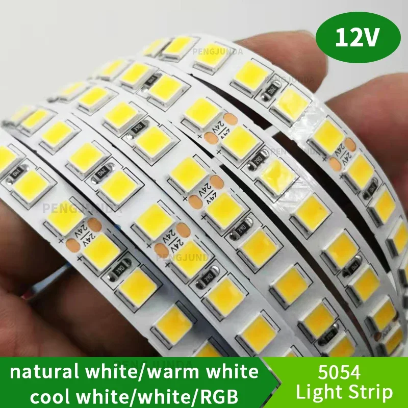 DC 12V 24V 5054 LED Strip Light 5m 120LEDs/M Waterproof Warm white 600 Led stripe Flexible LED Ribbon Tape More Bright 5050 5630
DC 12V 24V 5054 LED Strip Light 5m 120LEDs/M Waterproof Warm white 600 Led stripe Flexible LED Ribbon Tape More Bright 5050 5630