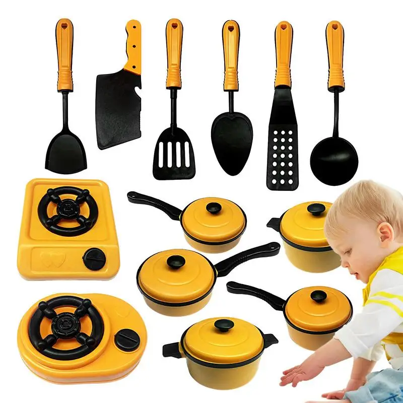 

Набор кухонных игрушек для девочек, детские кухонные принадлежности для приготовления пищи, Детская имитация, обучение, ролевые игры