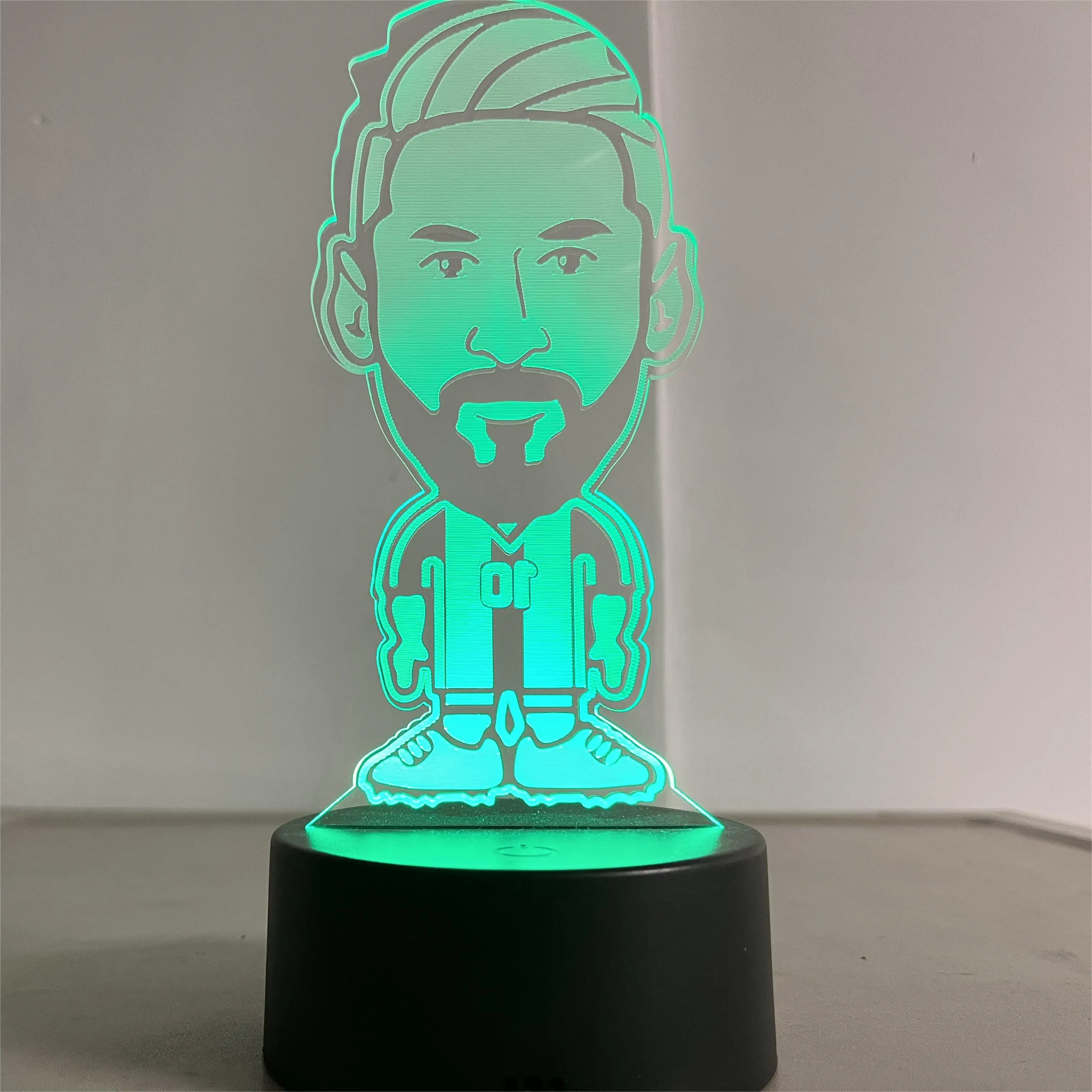 Football Star 3D Night Light Lionel Messi LED Room Lamp Decoration Nightlights Bedroom Decor Kids Christmas Holiday Gift Lights
Football Star 3D Night Light Lionel Messi LED Room Lamp Decoration Nightlights Bedroom Decor Kids Christmas Holiday Gift Lights