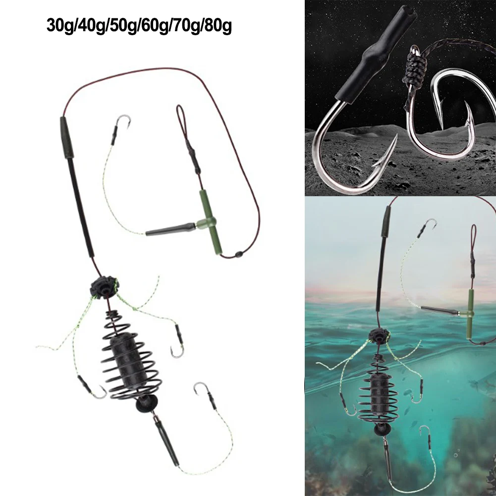 1pc Bait Cage Carp Fishing Feeder Hook Rig Set Inline Method Feeder Tackle Coarse Carp Hooks 8 Fishing Tools Accessories
1pc Bait Cage Carp Fishing Feeder Hook Rig Set Inline Method Feeder Tackle Coarse Carp Hooks 8 Fishing Tools Accessories