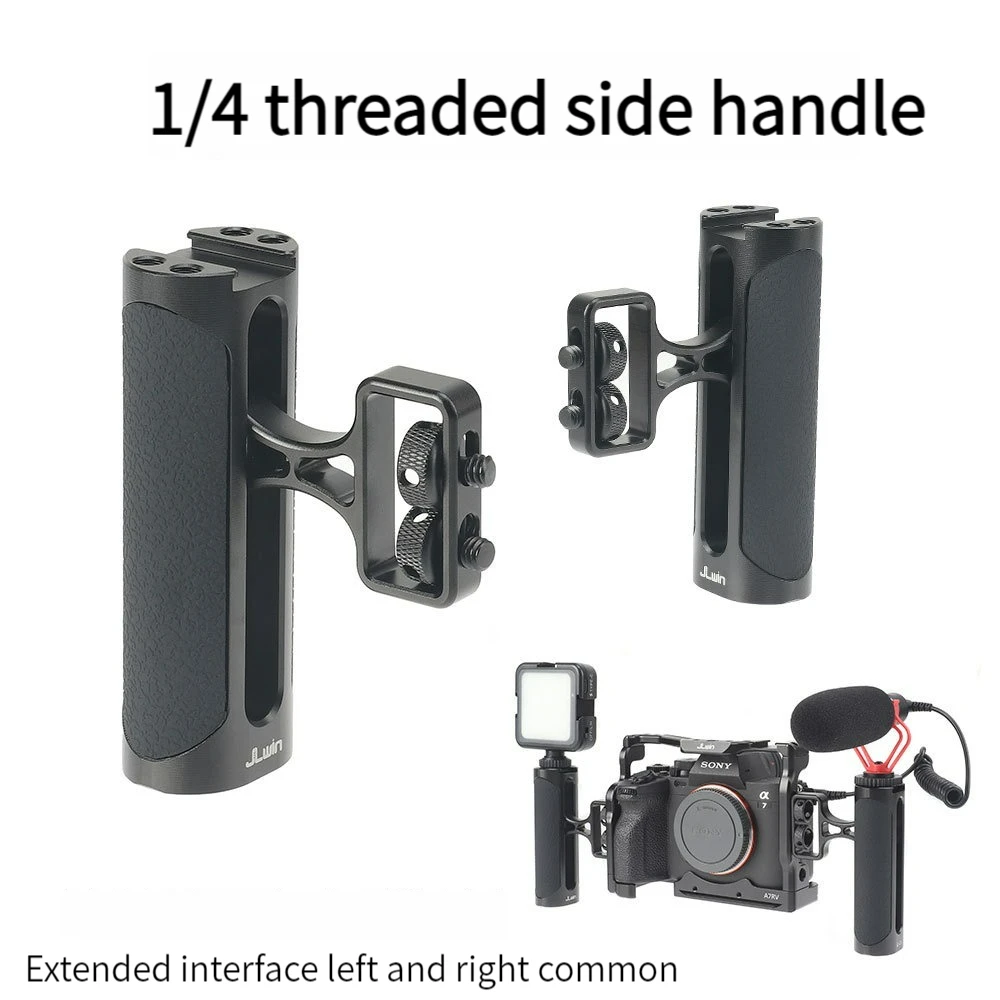 

Camera Cage Camera Side Handle Handgrip 3/8 1/4-20 Screws Mount for Mirrorless Digital Camera Handle DSLR Photography Expansion