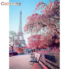 GATYZTORY 60x75cm Frame DIY Painting By Numbers Kits Cherry Blossom Tower Hand Painted Oil Paint By Numbers For Home Decor Art
GATYZTORY 60x75cm Frame DIY Painting By Numbers Kits Cherry Blossom Tower Hand Painted Oil Paint By Numbers For Home Decor Art