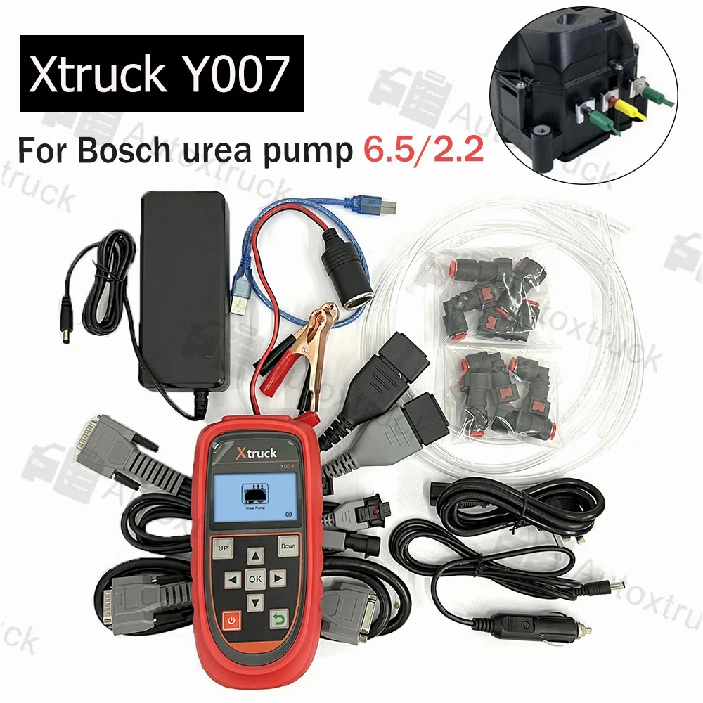 Xtruck Y007 Automatic Detection Truck Urea pump diagnosis tool For Bosch 6.5/2.2 urea pump diagnostic tool
Xtruck Y007 Automatic Detection Truck Urea pump diagnosis tool For Bosch 6.5/2.2 urea pump diagnostic tool