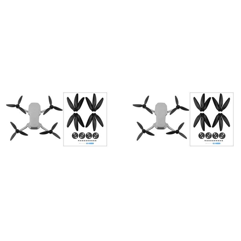 2X Three-Blade Propeller For DJI Mavic Mini/ Mini 2 Drone Props Blade Replacement Wing Fans For DJI Mini 2, Black
2X Three-Blade Propeller For DJI Mavic Mini/ Mini 2 Drone Props Blade Replacement Wing Fans For DJI Mini 2, Black