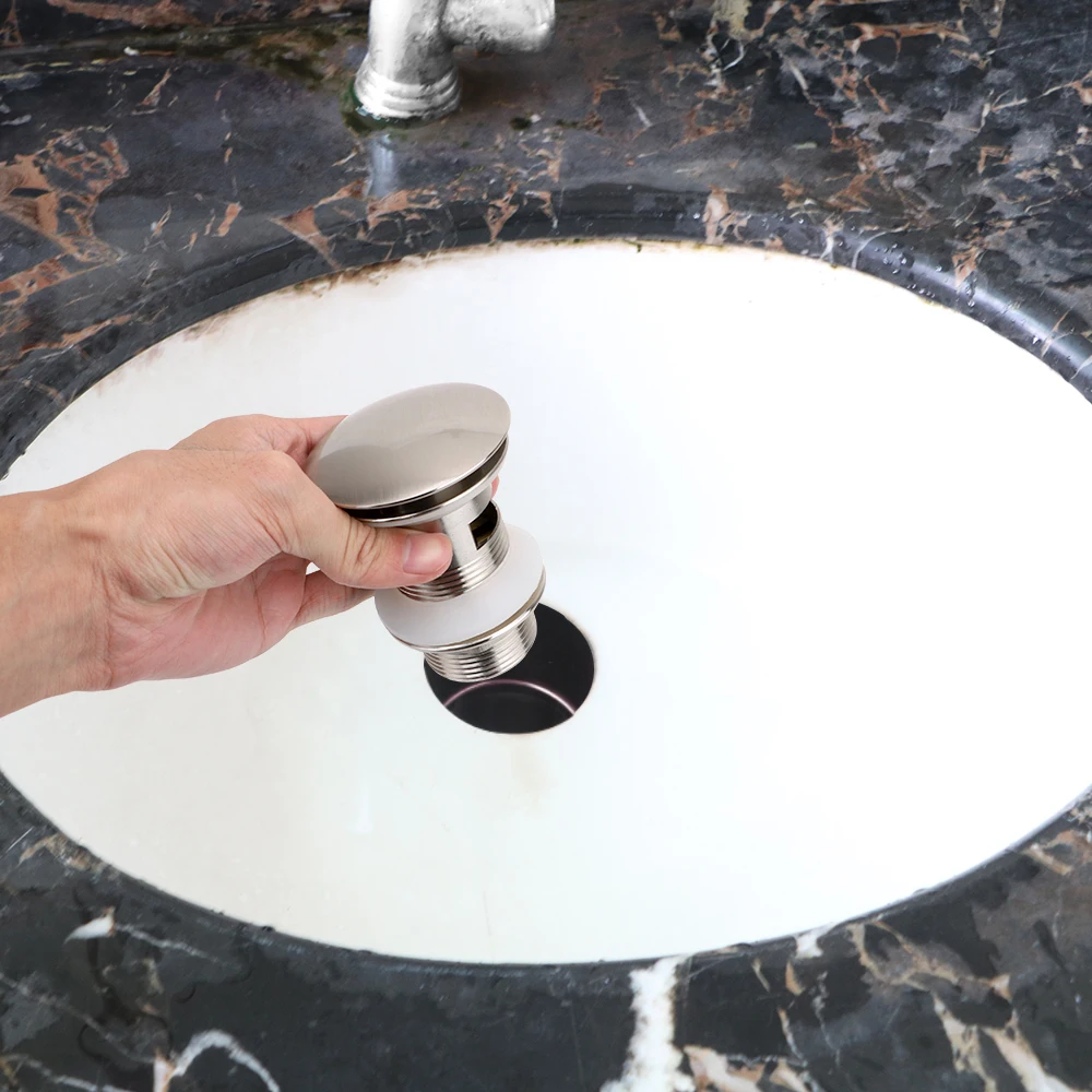 Stainless Steel Vanity Sink Waste Drainer Basin Sink Drain Stopper Pop Up Drain with Overflow Slotted Washbasin Sink Plug
Stainless Steel Vanity Sink Waste Drainer Basin Sink Drain Stopper Pop Up Drain with Overflow Slotted Washbasin Sink Plug