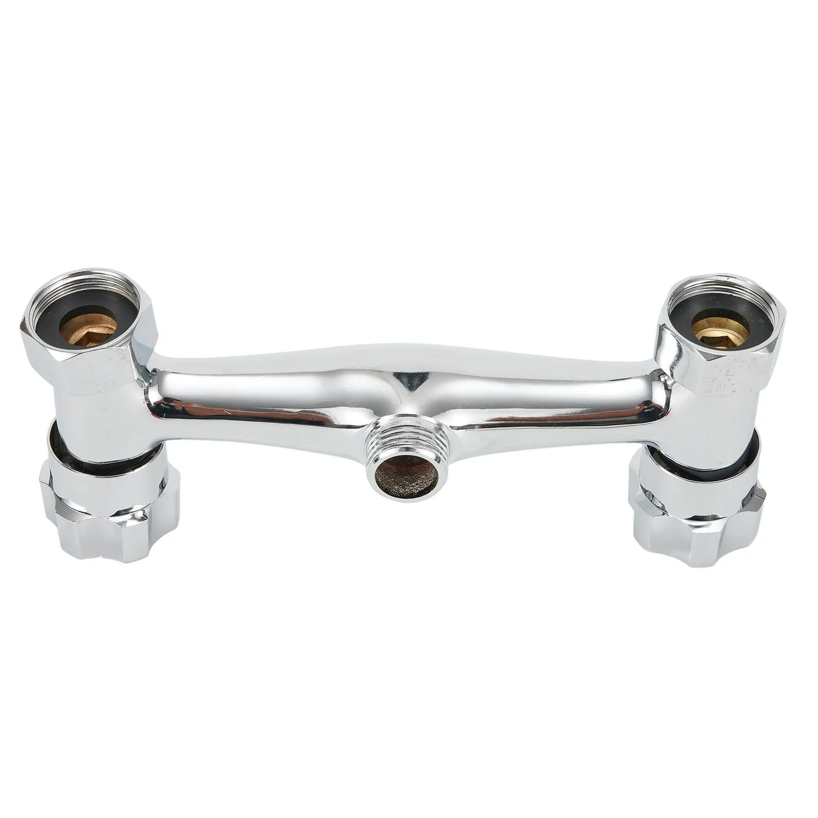 Bathroom Shower Mixer Taps Bar Brass Valve Twin Outlet Chrome Copper Chrome Finish Mixer Valve Kitchen Bath Supplies
Bathroom Shower Mixer Taps Bar Brass Valve Twin Outlet Chrome Copper Chrome Finish Mixer Valve Kitchen Bath Supplies