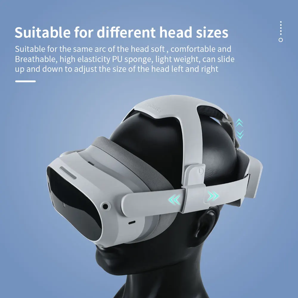 For Pico4 No Pressure Sense Head Wear Head High Elasticity Pu Weight Reduction Decompression Head Wear Accessories
For Pico4 No Pressure Sense Head Wear Head High Elasticity Pu Weight Reduction Decompression Head Wear Accessories