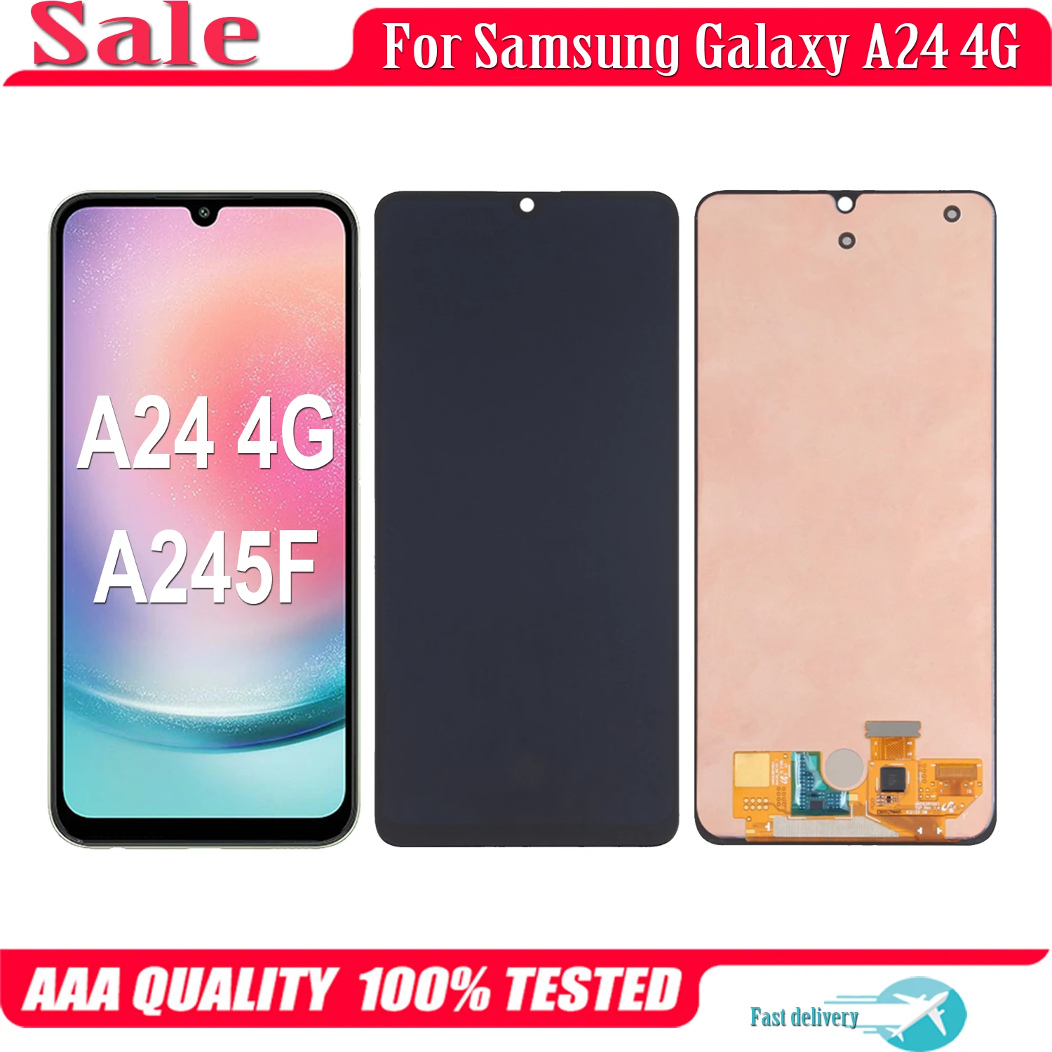 

6.5'' Original AMOLED For Samsung Galaxy A24 4G SM-A245F A245F/DSN A245M/DS A245N LCD Display Touch Screen Digitizer Assembly