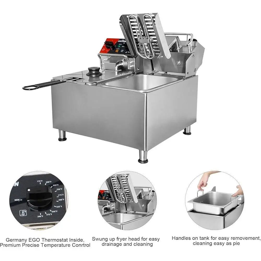 20L Dual Tank Electric Deep Fryer with Timer Removable Stainless Steel Oil Tank Powerful 3400W Temperature Control Easy 5 Mallzona S1f442dbfbe434df49c33b620ce76f4d2Z 20L Dual Tank Electric Deep Fryer with Timer Removable Stainless Steel Oil Tank Powerful 3400W Temperature Control Easy Mallzona