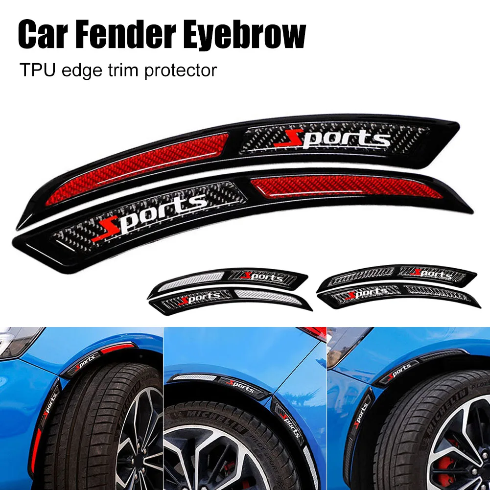1Pair Car Wheel Eyebrow Universal Self Adhesive Fender Flare Protector Anti-Collision Arc Trim Lip Strips Carbon Fiber Stickers
1Pair Car Wheel Eyebrow Universal Self Adhesive Fender Flare Protector Anti-Collision Arc Trim Lip Strips Carbon Fiber Stickers