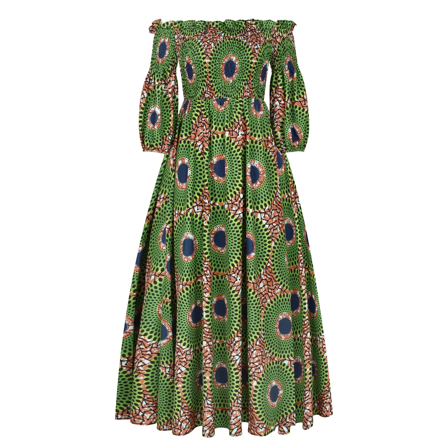 2022 Ethnic Floral Long Dress Women's Autumn Dress One Neck Sexy Versatile Mid Sleeve Dress Trend High Rise Dress
2022 Ethnic Floral Long Dress Women's Autumn Dress One Neck Sexy Versatile Mid Sleeve Dress Trend High Rise Dress