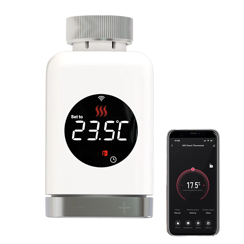 Smart WiFi Heating Thermostat Control Room Temperature 0~50℃ Adapter Screw Intelligent Valve For Living Room Kitchen
Smart WiFi Heating Thermostat Control Room Temperature 0~50℃ Adapter Screw Intelligent Valve For Living Room Kitchen
