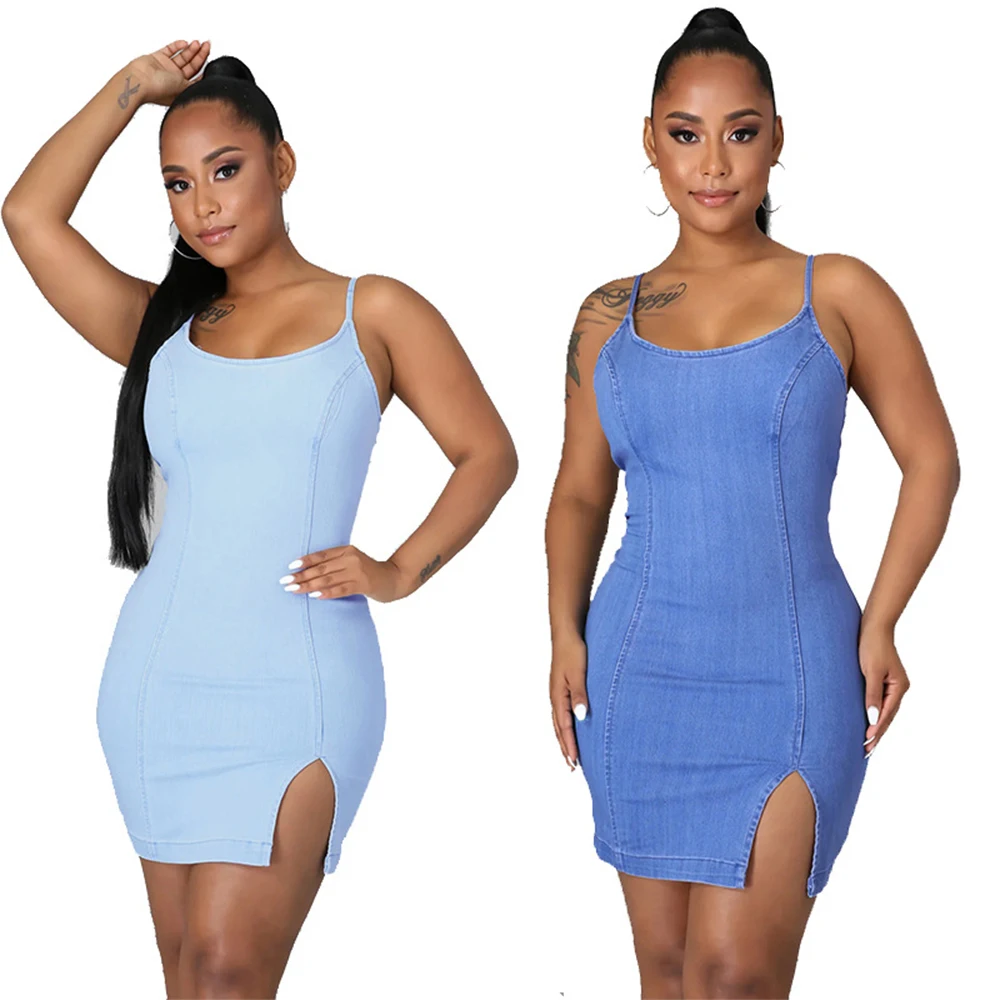 Suspenders Denim Mini Dress Women Sling Denim Dress 2024 Bodycon Sexy Streetwear Party Club Elegant Summer Women Clothes Y2K
Suspenders Denim Mini Dress Women Sling Denim Dress 2024 Bodycon Sexy Streetwear Party Club Elegant Summer Women Clothes Y2K