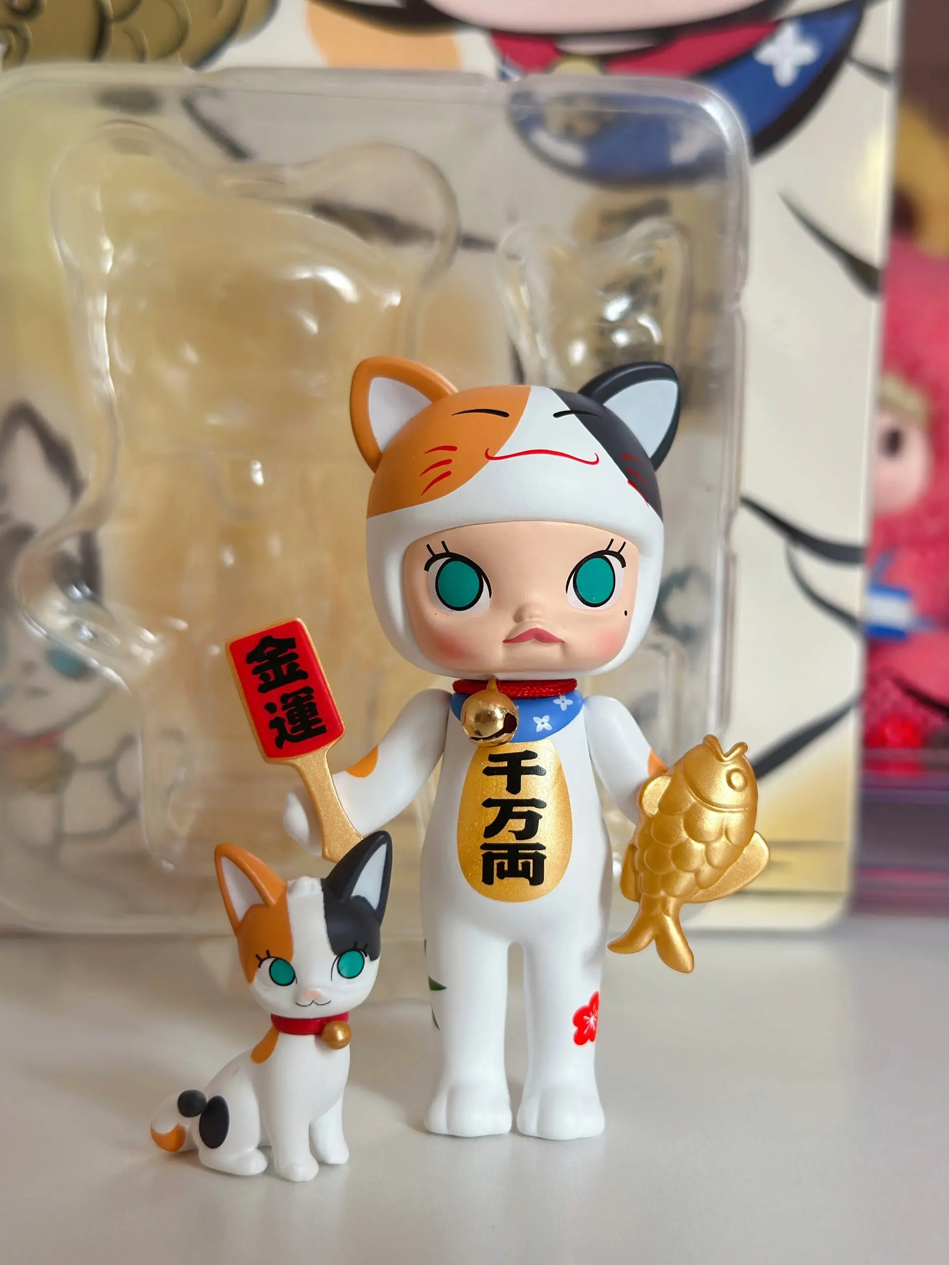 

MOLLY Fortune Cat 2023 PTS Exhibition Limited Edition Action Figure Ornaments Genuine Collection Model Doll Toys