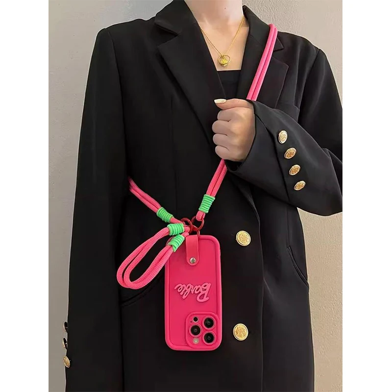 Barbie Phone Case Pink for Iphone 11 12 13 14 15 Promax Kawaii Fashion Protective Case Girls Silicone Anti Fall Shockproof Cover 
Barbie Phone Case Pink for Iphone 11 12 13 14 15 Promax Kawaii Fashion Protective Case Girls Silicone Anti Fall Shockproof Cover