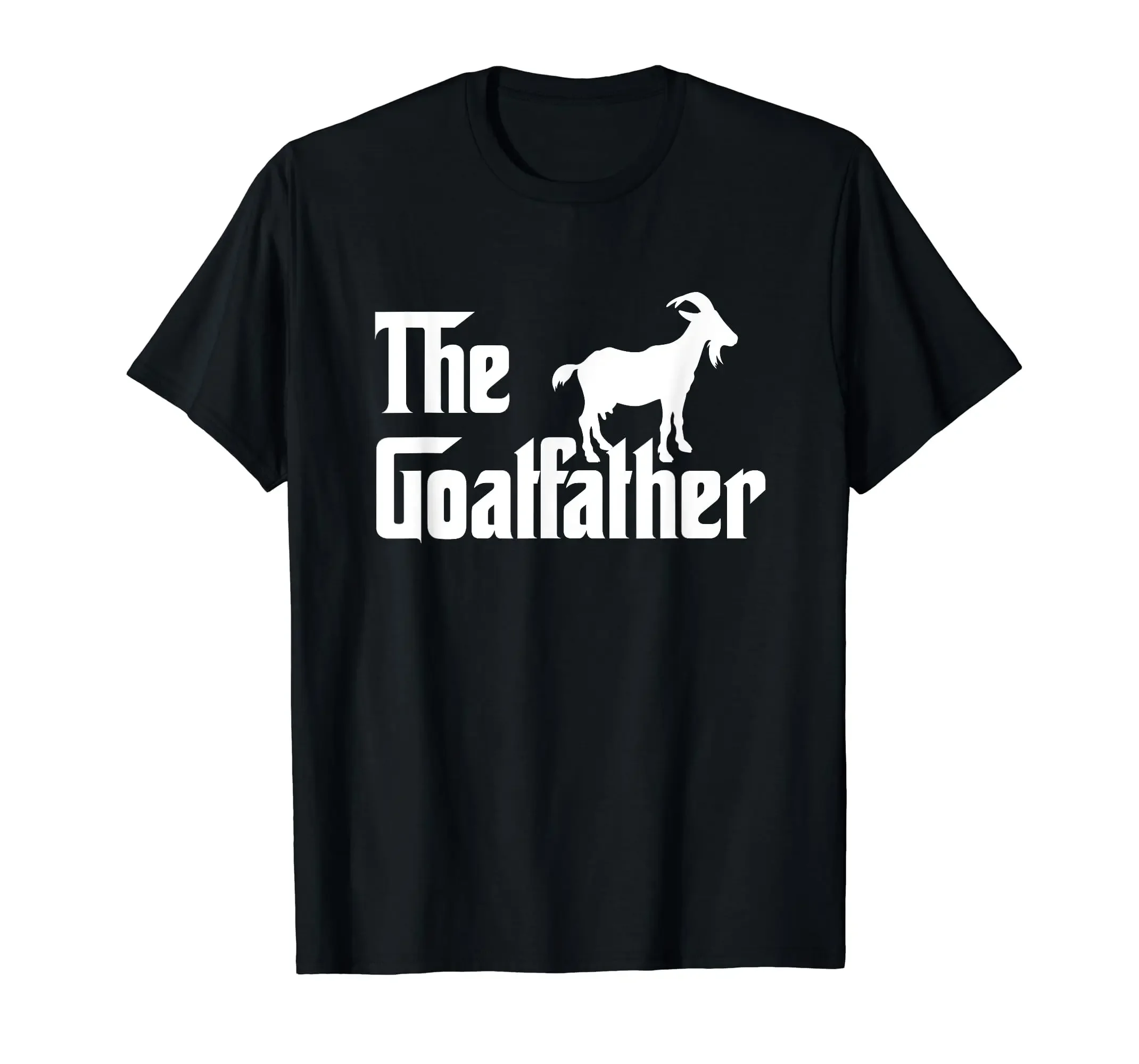 

UNISEX T Shirts Size S-6XL 100% Cotton The Goatfather Funny Goat Father Lover T-Shirt Gift MEN WOMEN