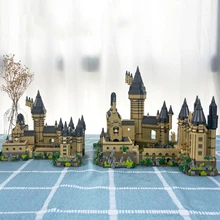 Magic Medieval Castle Building Blocks Sets Technical Bricks Harry Potter Toys Birthday Gifts for Kids Child 3.5mm Micro Blocks